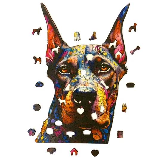 Quebra-Cabeça de Madeira 3D - Dobermann (segunda foto)