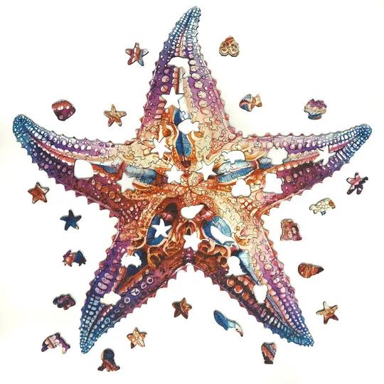 Quebra-Cabeça de Madeira 3D - Estrela do Mar (segunda foto)